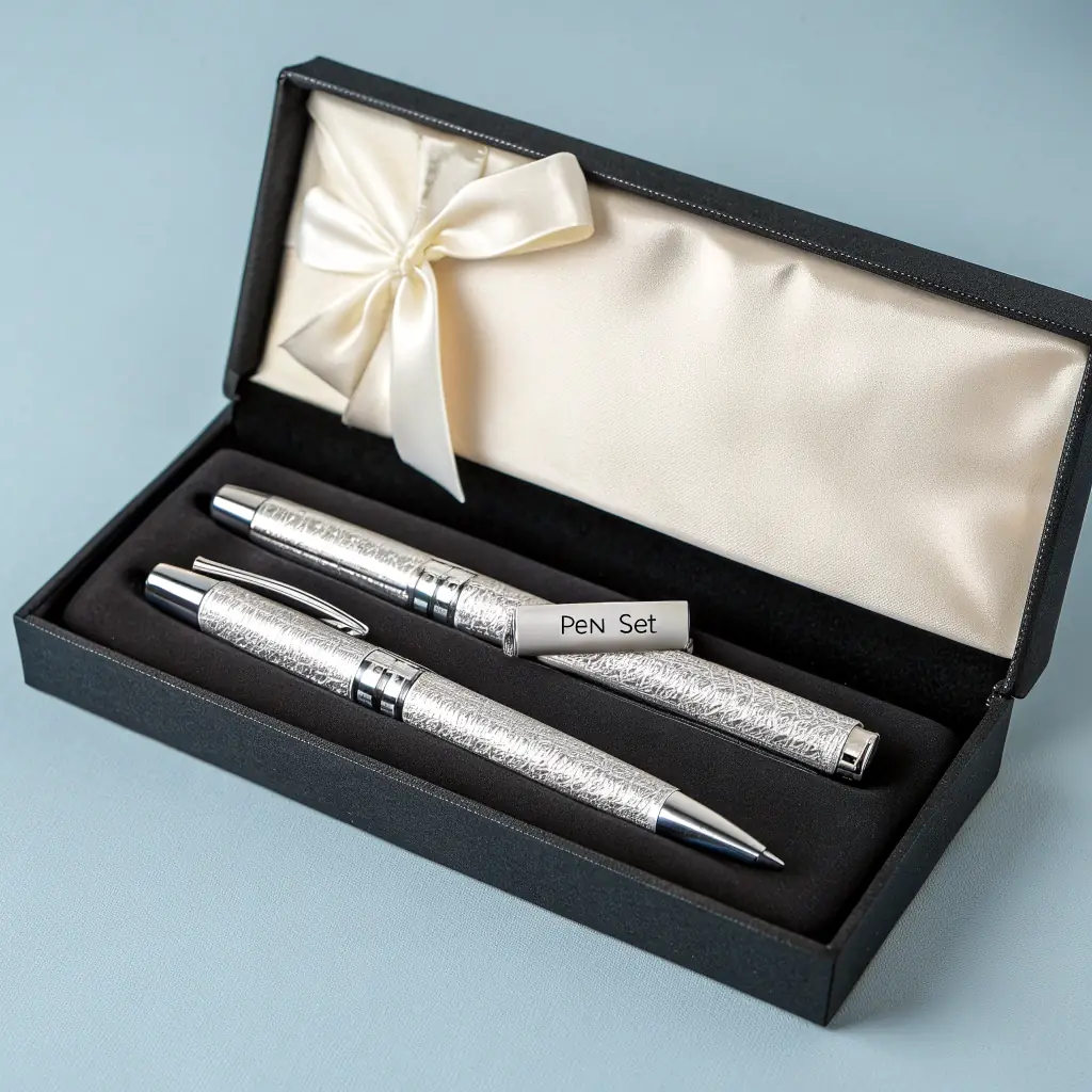Branded Ballpoint Pen Set